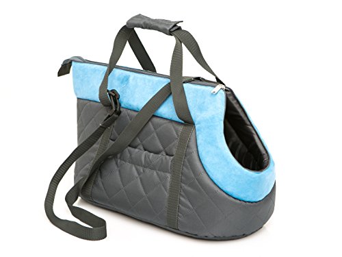 Hobbydog R2TORCTS19 Dog/Cat Carry Bag Grey/Turquoise von Hobbydog