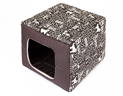 DOGGY Hobbydog R4BUTNAP1 Hundebett Hundesofa Hundekorb Tierbett Butterfly Titeln, Größe 53 x 53 x 22 cm von Hobbydog