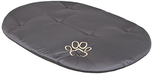 DOGGY Hobbydog R6PODGRA3 Hundebett Hundesofa Hundekorb Tierbett Kissen, Größe 75 x 58 cm, grau von DOGGY