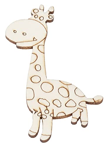 Hobbyfun Giraffe ca. 8 cm, Btl. à 4 St. von Hobbyfun