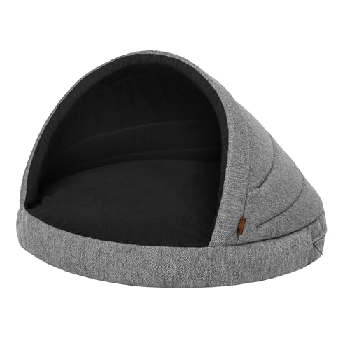 Hundematratze Haustierbett Hundehütte Kissen Liegen Hundehöhle Bett Sofa Hundekorb Tierbett Hunderuheplatz Hundesofa Matratze, 65 x 65 cm,Graphit von HOBBYGARDEN