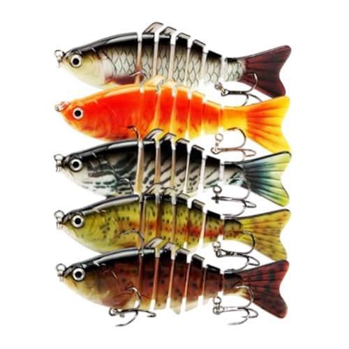 Hobngmuc Fishing Lure | 3D Schwimmköder für Süßwasser | Roboter Swimbaits Für Barsch Wels Salzwasser Crappie Angelabenteuer Hobngmuc Fishing Lure | 3D Schwimmköder für Süßwasser | Roboter Swimbaits Für Barsch Wels Salzwasser Crappie Angelabenteuer von Hobngmuc