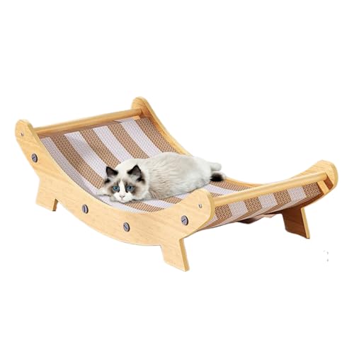 Hobngmuc Katzen Kratz Lounge,Kratz Möbel Sofa Liege - Stabiles Haustierbett Schlafplatz Für Kitten Ruheplatz Im Wohnzimmer Schlafzimmer Balkon Hobngmuc Katzen Kratz Lounge,Kratz Möbel Sofa Liege - Stabiles Haustierbett Schlafplatz Für Kitten Ruheplatz Im Wohnzimmer Schlafzimmer Balkon von Hobngmuc