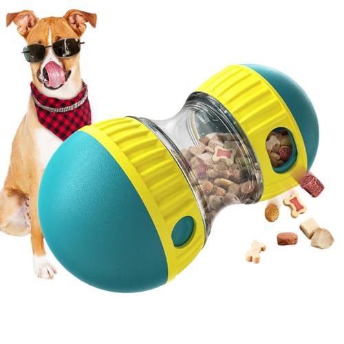 Hobngmuc Leckerliball für Hunde, Leckerliball | Kauspielzeug für Hunde, mentale Stimulation, Leckerli-Spenderball - Safe Puzzle Treat Ball Hundespielzeug mit Futterausgabe, Hundefutterspielzeug, von Hobngmuc