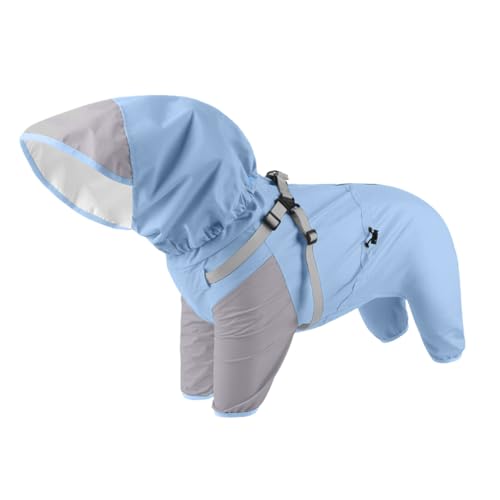 Hobngmuc -Regenmantel – Welpen-Regenmantel mit transparenter Kapuze – verstellbar, reflektierend, wasserdicht, Haustierkleidung für Hunde und Welpen, Spaziergänge im Freien, verbessert die Hobngmuc -Regenmantel – Welpen-Regenmantel mit transparenter Kapuze – verstellbar, reflektierend, wasserdicht, Haustierkleidung für Hunde und Welpen, Spaziergänge im Freien, verbessert die von Hobngmuc