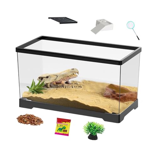 Hobngmuc Schildkröten Starter-Set | Wasserschildkröten Terrarium - Lebensraum Mit Bodenentwässerung Für Reptilien Amphibien Krabben Frösche Geckos Chamäleons Schlangen Hobngmuc Schildkröten Starter-Set | Wasserschildkröten Terrarium - Lebensraum Mit Bodenentwässerung Für Reptilien Amphibien Krabben Frösche Geckos Chamäleons Schlangen von Hobngmuc