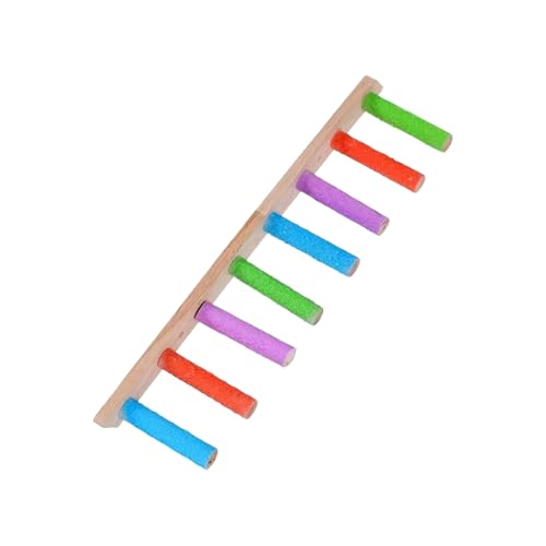 Hogvinnatil Bird Ladder,Holz-Spielzeugleiter Für Nymphensittiche - Interaktive Krallenschleifhilfe Für Sittiche, Conures Und Unzertrennliche Hogvinnatil Bird Ladder,Holz-Spielzeugleiter Für Nymphensittiche - Interaktive Krallenschleifhilfe Für Sittiche, Conures Und Unzertrennliche von Hogvinnatil