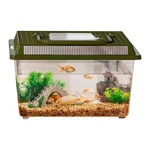 Hogvinnatil Reptilien Behälter | Futterbox Für Echsen, Vogelspinnen & Terrarientiere - Terrarien-Aufzuchtbehälter Mit Tragegriff Für Schnecken, Insekten Und Kleintiere Drinnen & Draußen Hogvinnatil Reptilien Behälter | Futterbox Für Echsen, Vogelspinnen & Terrarientiere - Terrarien-Aufzuchtbehälter Mit Tragegriff Für Schnecken, Insekten Und Kleintiere Drinnen & Draußen von Hogvinnatil