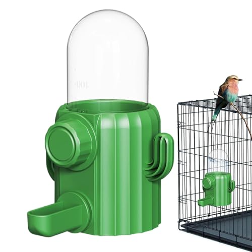 Hogvinnatil SCAKEET -Wasserspender für Käfig, Wasserversorger für Vögel - Automatischer Wasserspender,Shotet Waterer Bird Cage Accessoires, Trinker für Cockatiel Lovebirds Kanarien von Hogvinnatil