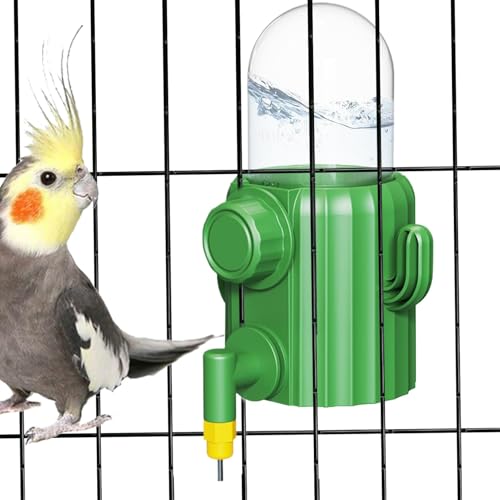 Hogvinnatil Vogelkäfig -Wasserspender, Vogelwasserfuttermittel | Automatischer Wasserspender - Shotet Waterer Bird Cage Accessoires, Trinker für Cockatiel Lovebirds Kanarien von Hogvinnatil