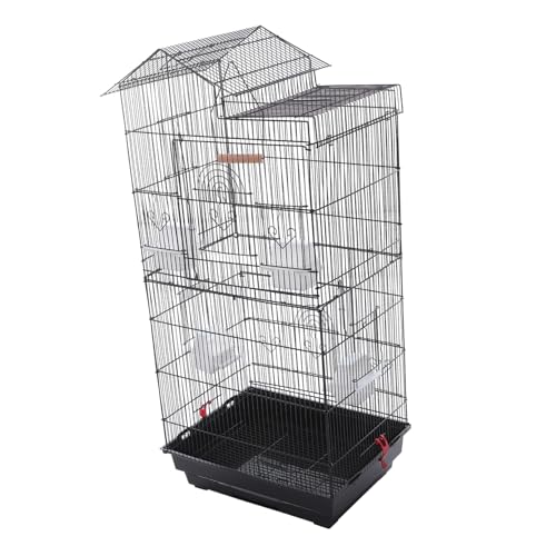 Hohopeti 1 Satz Ratten Käfig Käfig Wellensittich Nistkasten Wellensittich Birdcage Vogelvoliere Innen Vogel Spielzeug Nagerkäfig Meerschweinchen Transportbox Voliere Vögel Hasenkäfig von Hohopeti