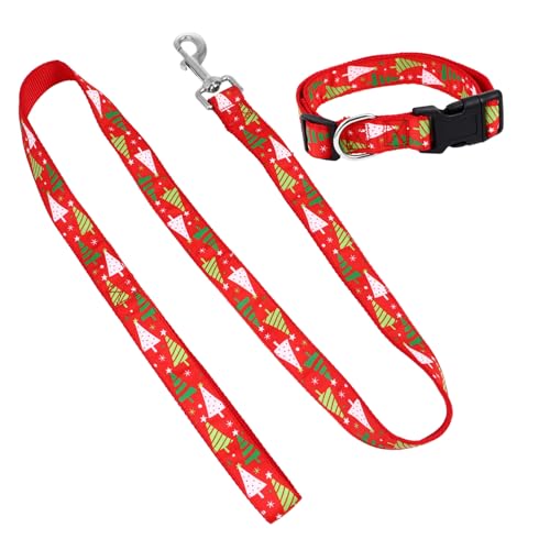 Hohopeti 1 Set Halsband Mit Kordelzug Für Haustiere Weihnachtskostüm Haustier Bandana Haustier Requisite Weihnachten Haustier Halsband Hundehalsband Seil Haustier Halskette von Hohopeti