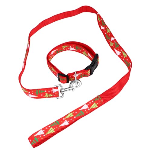 Hohopeti 1 Set Halsband Mit Kordelzug Heimtierbedarf Haustier Bandana Weihnachts Haustierleine Hunde Bandana Gurt Hundehalskette Leine Weihnachts Haustierhalsband Hundehalsband von Hohopeti