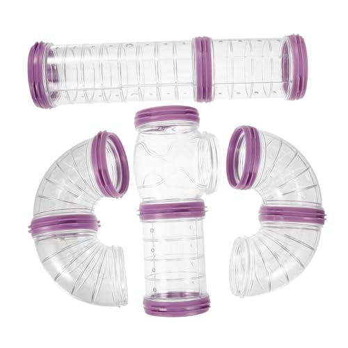 Hohopeti 1 Set Rattenkäfig Außen Hamsterkäfig Transparenter DIY Käfig Tunnel Transparenter Externer DIY Röhrenanschluss Hamster Spielzeug Transparenter Hamster von Hohopeti