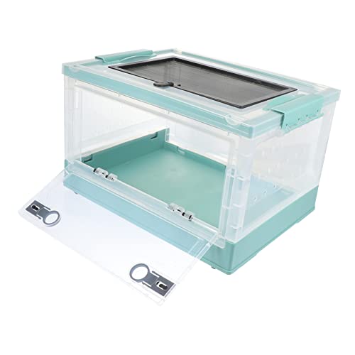 Hohopeti 1 Satz Terrarium Terrarienkäfig Für Hamster Rennmaus-versteck Hamsterhaus Transparenter Hamsterkäfig Chinchilla-käfige Hamster-reisetransporter Kleiner Hamsterkäfig Glas Plastik von Hohopeti