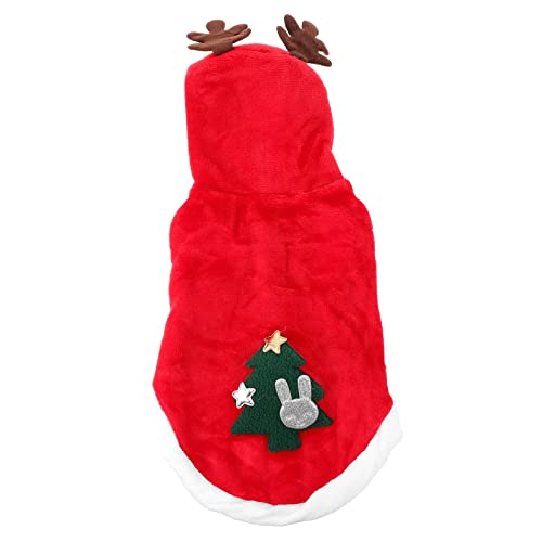 Hohopeti 1 Stück Hund Weihnachten Kleidung Santa Claus Mantel Thermische Hoodie Alte Leute Geschenke Weihnachten Hund Pullover Deer Haustier Kleidung Haustier Niedliche Kleidung von Hohopeti