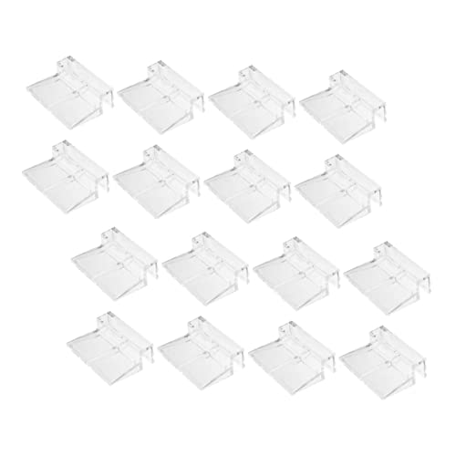 Hohopeti Aquariumbecken Aufzuchtbecken Aquarium Glasabdeckung Halterungen 6mm Aquarium Deckel Clips Für Fischbecken Stabile Unterstützung Für Glasabdeckungen Langlebige Und Sichere Befestigung von Hohopeti