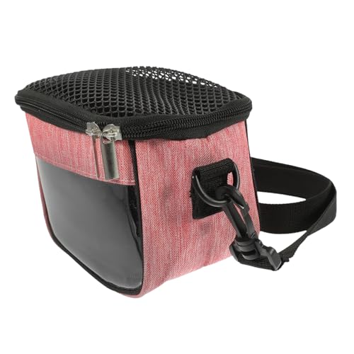 Hohopeti 1stk Hamster Aus Tasche Hamster-umhängetasche Ratten Outdoor-Tasche Kleines Tier Hamster Tragetasche Hamster Tragen Katzentrage-Rucksack Rucksackträger Für Hamster Haustier Rosa von Hohopeti