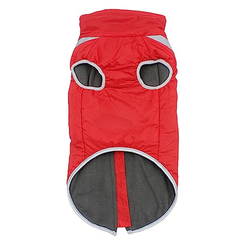 Hohopeti 1stk Hunde Outdoorjacke Hundeparka Hund Warme Kleidung Schwimmweste Für Haustiere Winddichte Hundekleidung Regenmantel Für Haustiere Hundemäntel Polarfleece Haustier Hund Pullover von Hohopeti