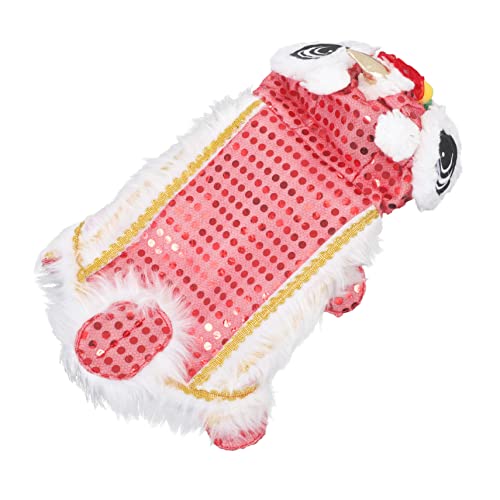 Hohopeti 1stk Kleidung Für Haustiere Hündin Haustiertanz-löwenkostüm Festliche Hundekleidung Outdoor-Bekleidung Hochzeitskatzenkleidung Kleidung Für Große Hunde Kleiner Hund Welpe Polyester von Hohopeti