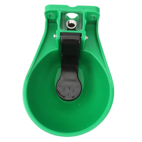 Hohopeti 2 STK Kuh Automatische Schüssel Viehbrunnen Für Ziegen Schaf Wasserflasche Automatische Tränke Für Pferde Automatischer Wasserbrunnen Container Hund Black Plastik von Hohopeti