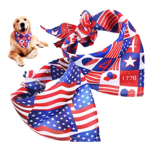 Hohopeti 2 Stück Haustier Lätzchen Dreieckiges Halstuch Hunde Halstücher Haustier Kostüm Welpen Halstuch Haustier Halstuch Flagge Hunde Halstuch Hunde Outfit Kleines Hunde von Hohopeti