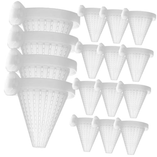 Hohopeti Aquarium Fisch Feeder 25 Stücke Filter Design Feeder Köder Fütterung Tasse von Hohopeti