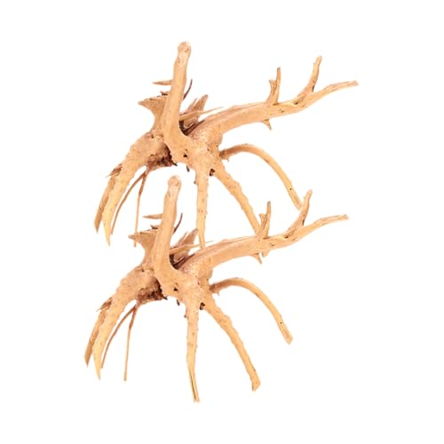 Hohopeti 2St Aquarium versenkte Holzdekoration Holz zierleisten aquariumdekoration naturdeko Aquarium-Holzornament Tier Dekorationen für Aquarien Spinnenholz für Aquarien Rhododendron von Hohopeti