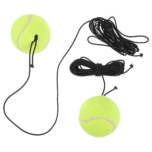 Hohopeti 2St Tennis trainieren Hund ziehen Wurfspielzeug große Tennisbälle Interactive Dog Toys interaktives Spielzeug Spielzeuge Tennisball für Hunde Haustier Hund Tennisball Gummi von Hohopeti