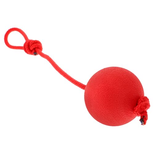 Hohopeti 2St Trainingsbedarf für Haustiere Dog chew Toy hundekauspielzeuge Hundespielzeugball Hundespielzeug aus Seil Hundeseilspielzeug Seil Gummiball bissfestes elastisches Ballspielzeug von Hohopeti