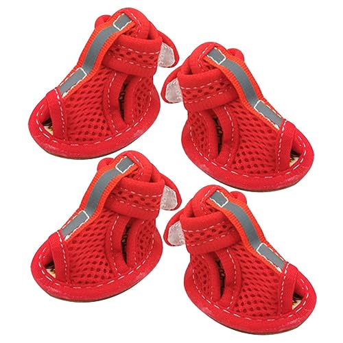 Hohopeti Mesh-hundeschuhe Atmungsaktive Outdoor-hundeschuhe Für Haustiere Nicht-Haustier-Schuhe von Hohopeti