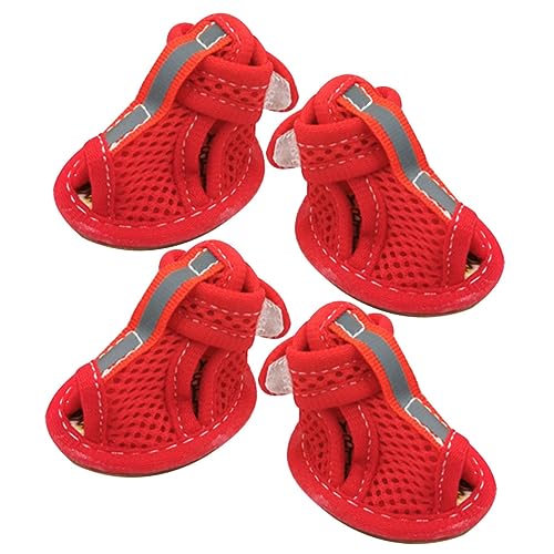 Hohopeti Mesh-hundeschuhe Für Haustiere Bequeme Outdoor-hundeschuhe – Sohle von Hohopeti