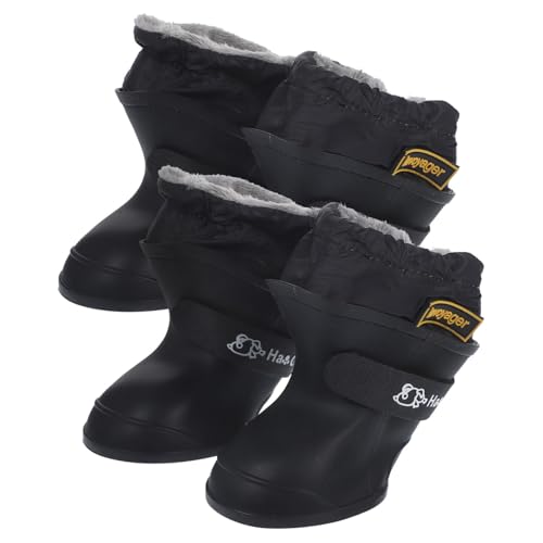 Hohopeti 4 Stück wasserdichte Haustier Regenstiefel Hunde Regenschuhe Hundeschuhe Outdoor Schuhe Für Schuhe Hunde Regenstiefel wasserdichte Regenstiefel Regentag Haustierkleidung von Hohopeti