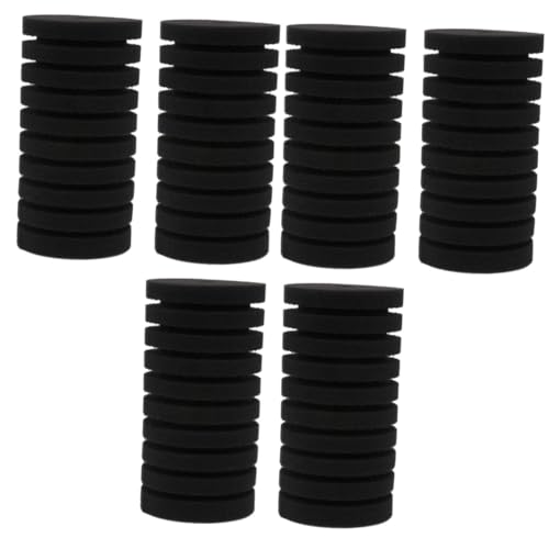 Hohopeti 6 STK Filter-ersatzwatte Teich Aquarienfilter Aquariumfilter Eponge Mousse Unterlage Filter Für Aquarien Mini Versteck Vorfilter Filterpad Für Aquarien Panzer Tank Black Schwamm von Hohopeti