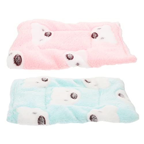 Hohopeti 6 STK Hamster Pad Tier Meerschweinchen Hamsterbett Winterwarmes Hamsterbett Kleintierbett Kaninchenbettmatte Kissen Für Winterhamster Betthamster Baumwolle Hamsterhaus Haustier von Hohopeti