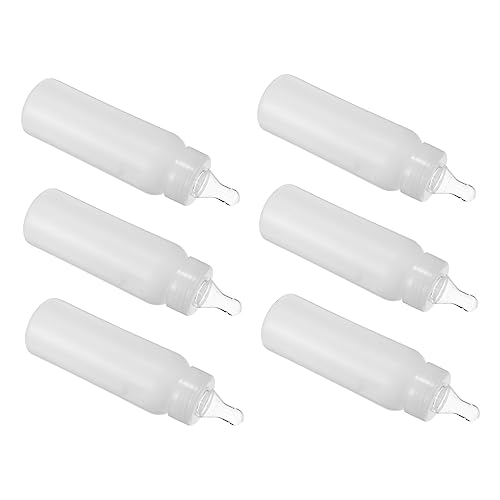 Hohopeti 6pcs 250ml Lammfütterung Flaschen Milchflaschen Haushaltsfuttermittel (weiß) von Hohopeti