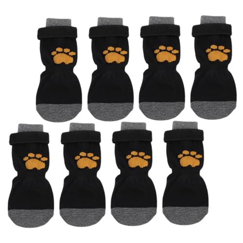 Hohopeti 8st Haustier Hund Socken Welpenbedarf Tragbare Socken Für Haustiere Austauschbare Haustiersocken Kompakte Haustiersocken Abriebfeste Hundesocken Kompakte Baumwollsocken Baumwolle von Hohopeti