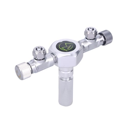 Hohopeti Aquarium Zubehör 2 1 Hebel Air Aluminium Check Zubehör Inline- Aquariumventil Wegeregler Anschlüsse Im Zubehör Verteilerpumpe Legierung Verteilerrohr Metall Für Aquarium von Hohopeti