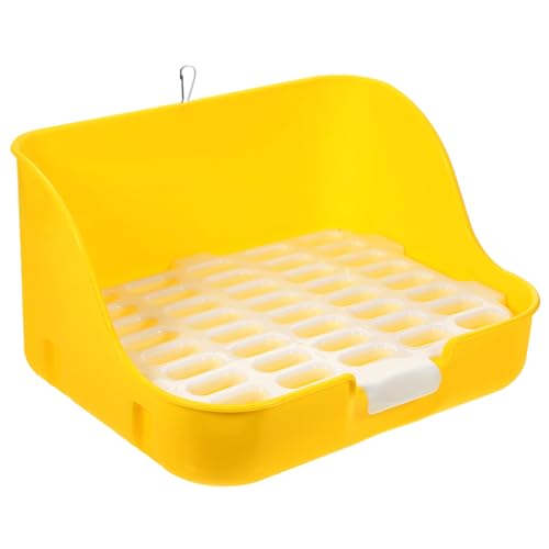 Hohopeti Box Für Kaninchen Toilette Kaninchen Töpfchen Trainingstoilette Heimtierbedarf Kleine Haustier Toilette Hasentoilette Haustier Schublade Töpfchen Hasentöpfchen Haustier von Hohopeti