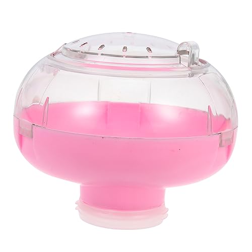 Hohopeti Hamsterbad Hamster klo Hamster Spielzeug Hamster Tunnel Hamster Badezimmer Haustierspieltunnel Hamster sandtoilette Badesand Hamstersandbad Behälter für Hamsterbäder Plastik Rosa von Hohopeti