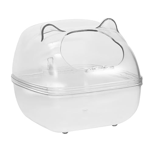 Hohopeti Hamster Katzentoilette Haustier Badewanne Badezimmer Für Hamster Entzückende Form Nicht-Boden Für Sand von Hohopeti