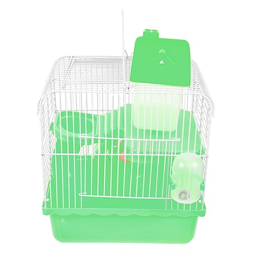 Hohopeti Hamsterkäfig Hamster Spielzeug hamsterspielzeug Hamster Hideout Hamster Villa Rattenhaus Hamsterhütte Spielzeuge Käfige für Meerschweinchen kleines Haustiernest Plastik Green von Hohopeti