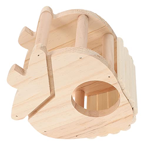 Hohopeti Heu Feeder Holz Rack Hängen Käfig Kreative Feeder Stabile Nicht Material von Hohopeti