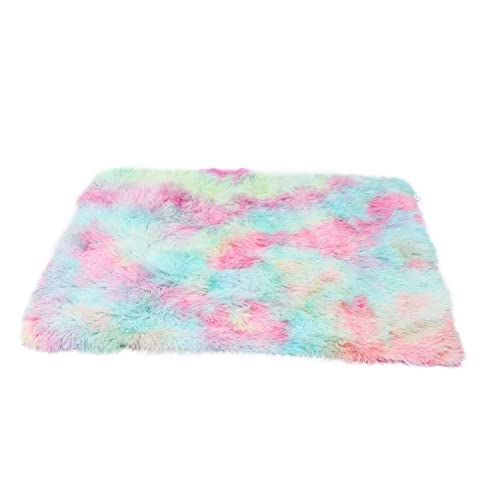 Hohopeti Haustierdecke pet Bed petbett Katzen Matte zudecke Haustierzubehör pelzige Katzenmatte Plüschdecken Plüsch Hundedecke Hunde Plüschdecke schlafkissen für welpen Plüsch- Colorful von Hohopeti