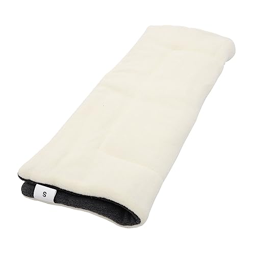 Hohopeti Haustiermatte pet Bed petbett cat mat katzennapf unterlage Hundekissen warme Katzenmatte Hunde Katzen Matte Katze beruhigungskissen warmes Katzenkissen Seide Baumwolle Beige von Hohopeti