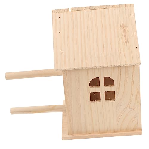 Hohopeti Holznest Zuchtbox Sittich Nistbox Vogel Nest Zuchtbox Käfig Vogel Vorräte von Hohopeti