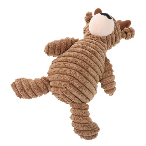 Hohopeti Hundespielzeug für mittelgroße Hunde Interactive Dog Toys Hunde Spielzeug quitschen Spielzeuge Welpe Hundespielzeug quietscht Quietschspielzeug für Hunde in Tierform Plüsch von Hohopeti