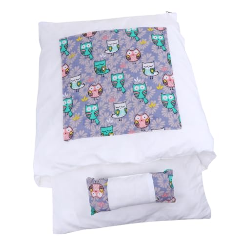 Hohopeti Katze Schlafsack pet Bed petbett katzennestchen katzenmatte katzenhaus für Haustiere Schlafsack für kleine Haustiere Haustiermatte Katzenschlafsack Außen Baumwolle Violet von Hohopeti