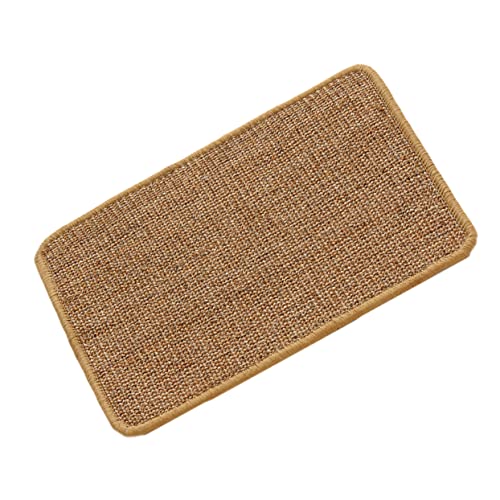 Hohopeti Katzenschleifmatte Kätzchen Kratzbrett Spielzeuge Katzenkratzmatte Aus Sisal Kätzchen Spielzeug Haustier+Teppich Flache Kratzmatte Katzen-kratzunterlage Katzenkratzer von Hohopeti