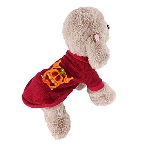 Hohopeti Kleidung für Haustiere Pullover Decke Hoodie Hundet-Shirt Halloween kostü Halloween Costume Kleider Haustierzubehör pet flippige Kleidung der Hund Kapuzenpullover Hundekleidung von Hohopeti